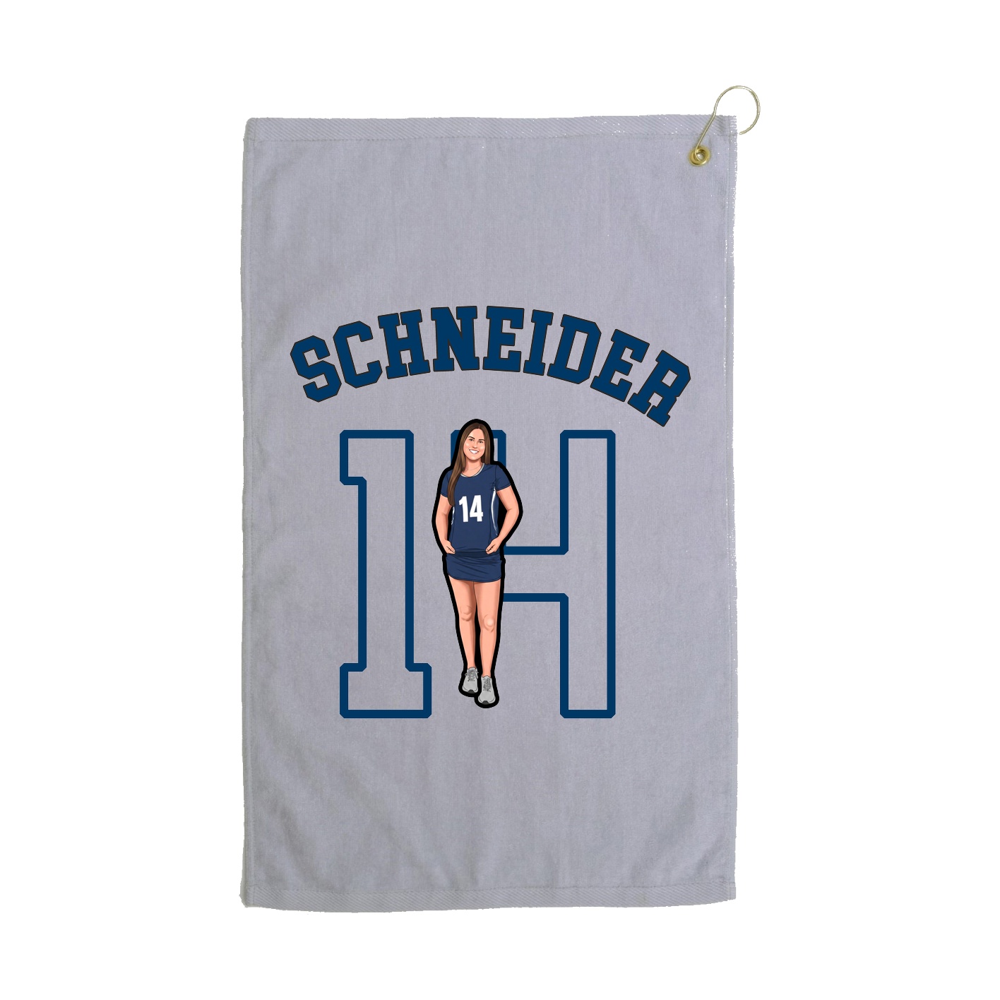 Golf Towel — Shirsey Arch in Grey
