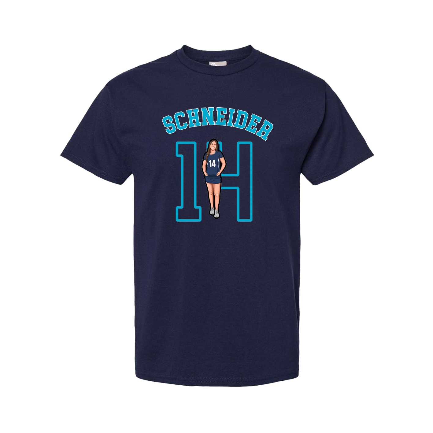 Tee — Shirsey Arch in Navy