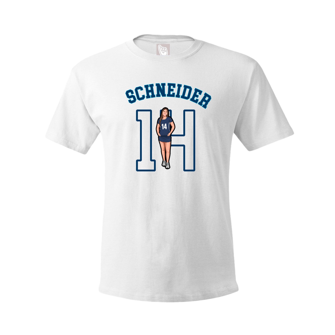 Youth Tee — Shirsey Arch in White