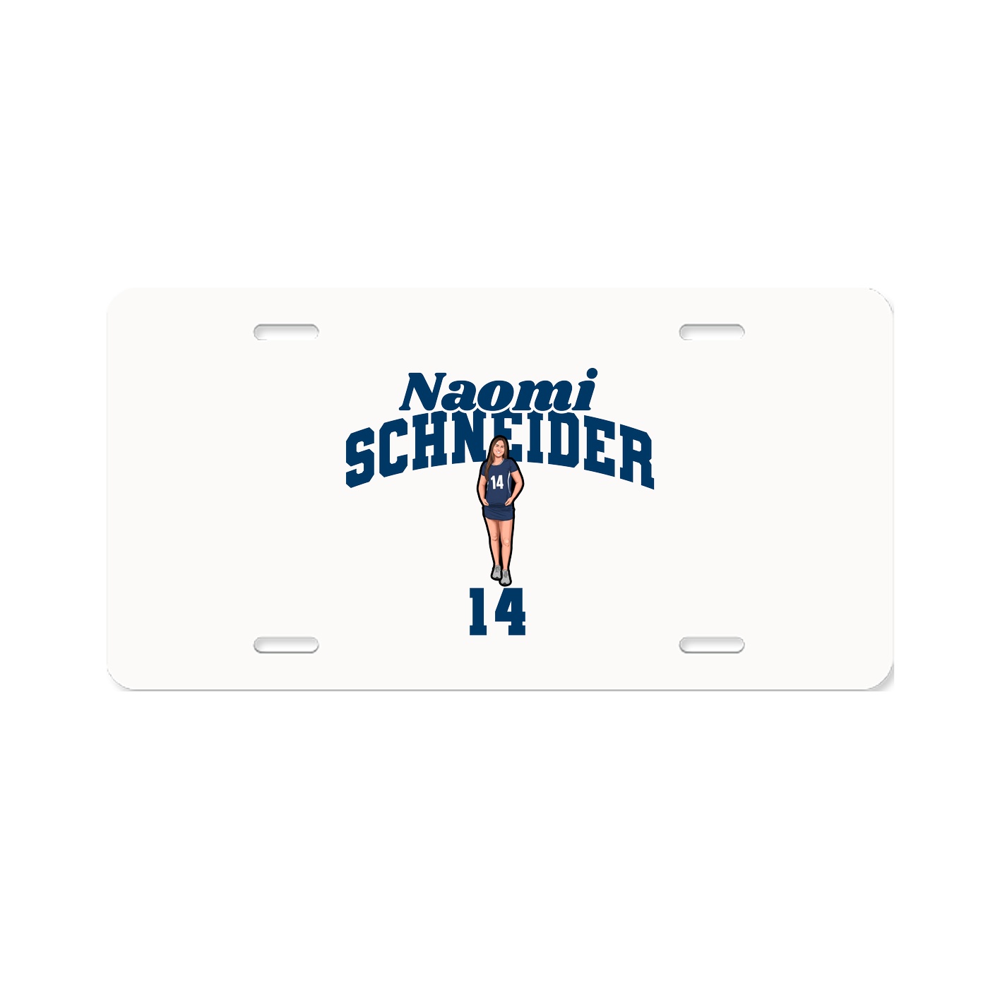 License Plate — Signature Arch in Classic