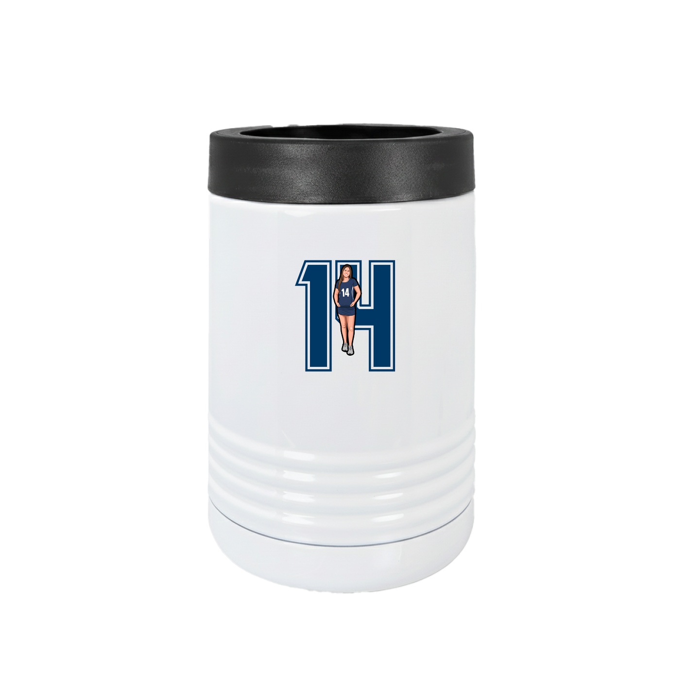 Beverage Holder — Number in White