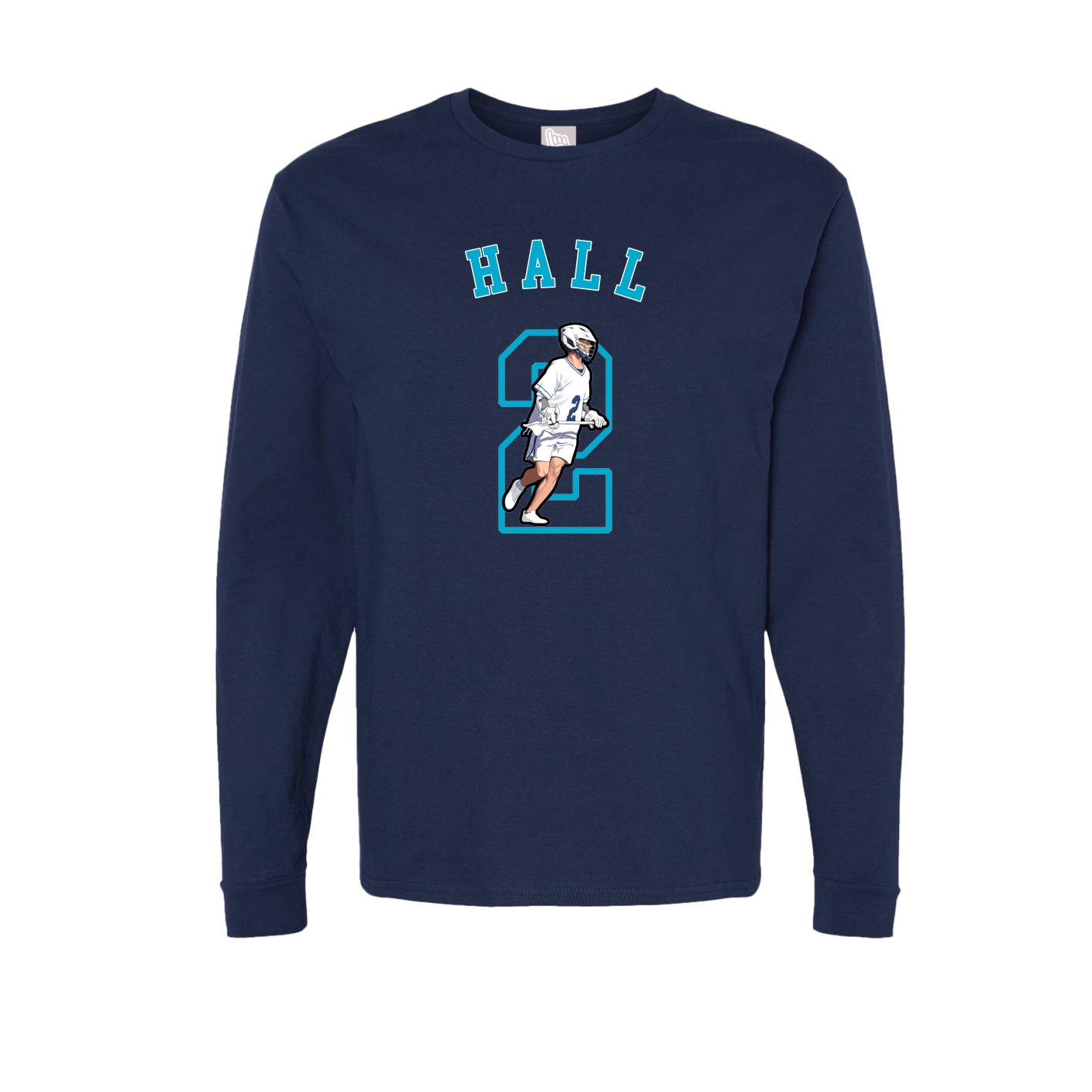 Long Sleeve Tee — Shirsey Arch in Navy