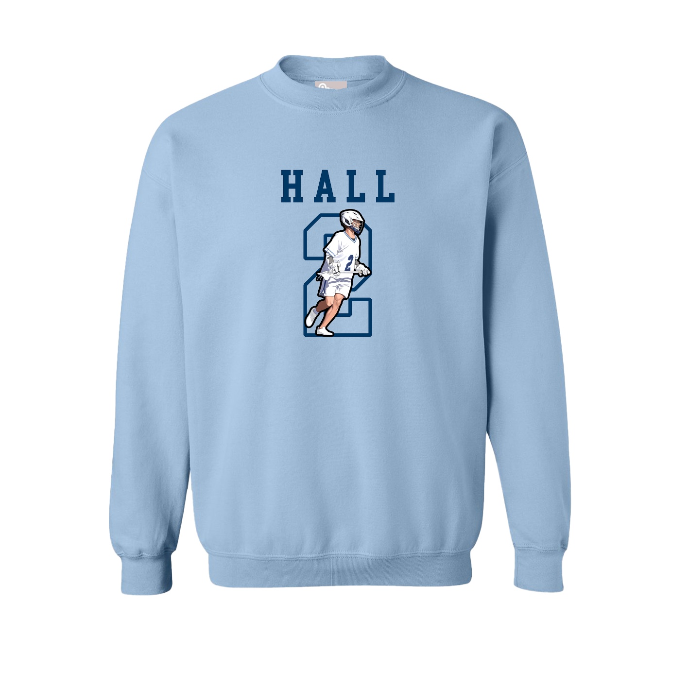 Fleece Crew — Shirsey in Light Blue