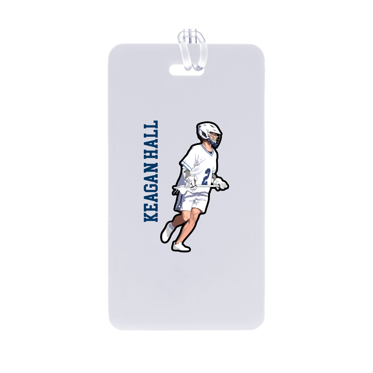 Bag Tag — Name Vertical in Classic