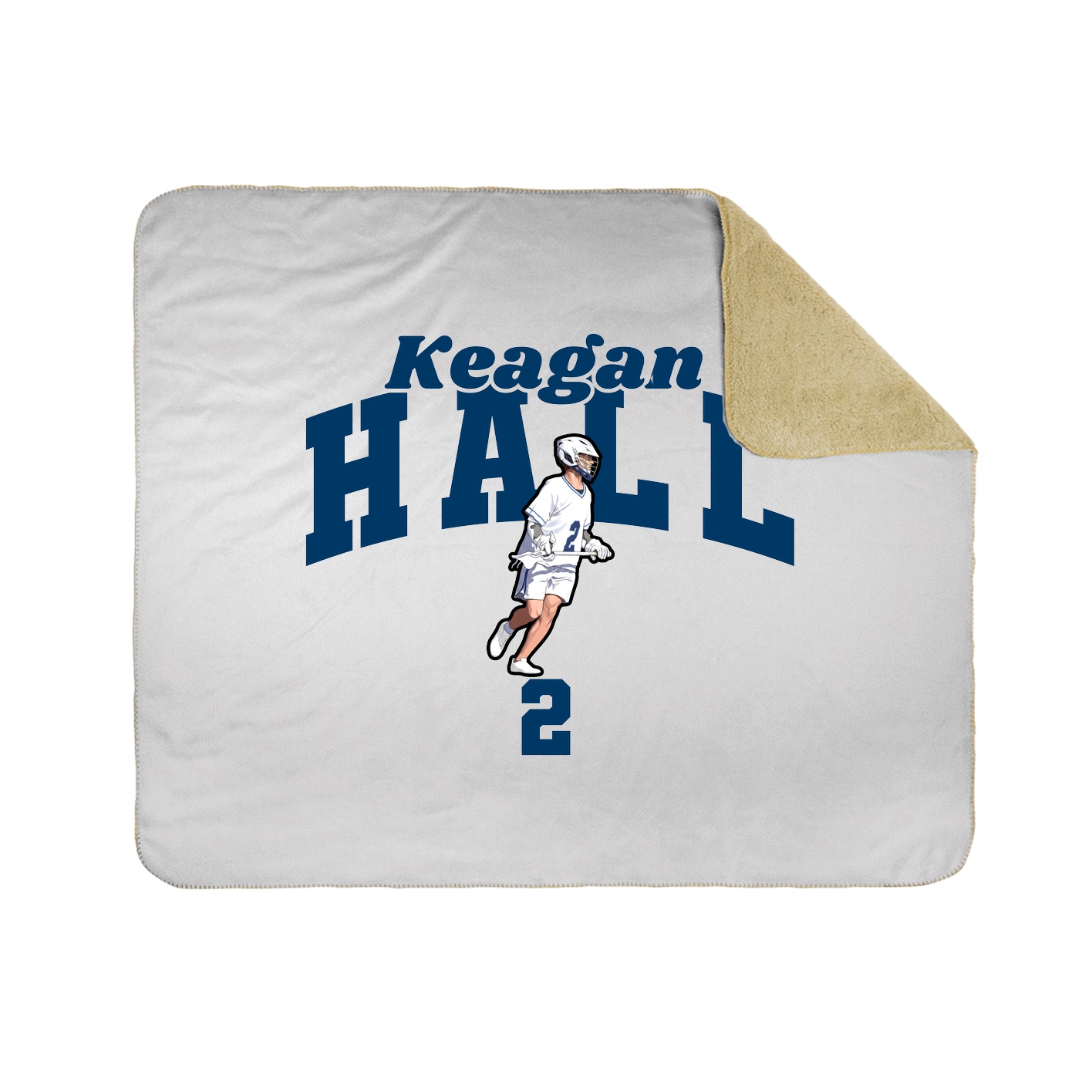 Throw Blanket — Signature Arch in White