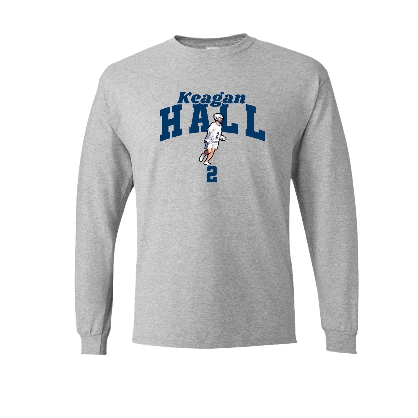 Long Sleeve Tee — Signature Arch in Grey