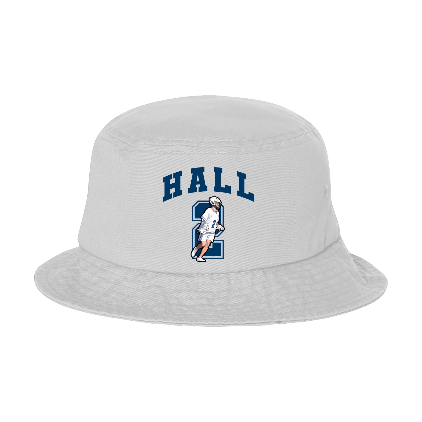 Bucket Cap — Number in White