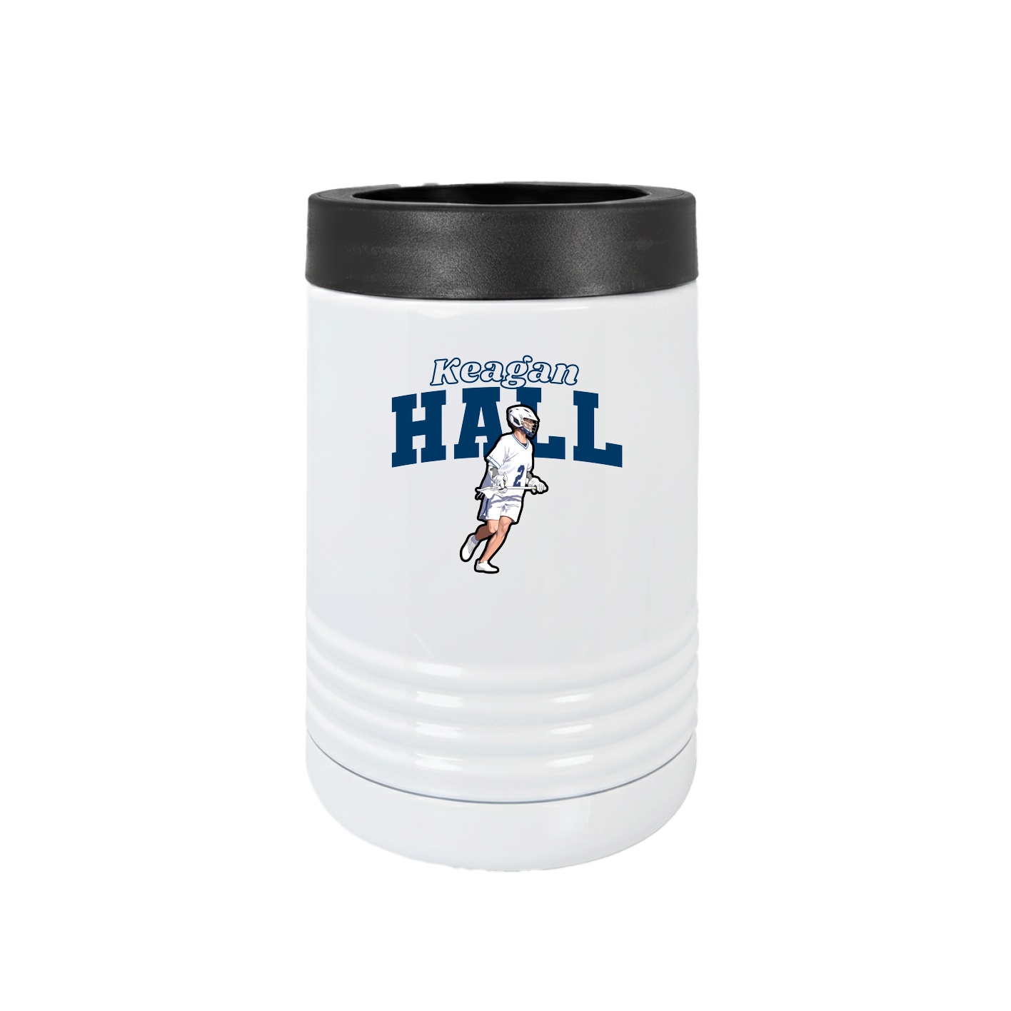 Beverage Holder — Name Arch in White