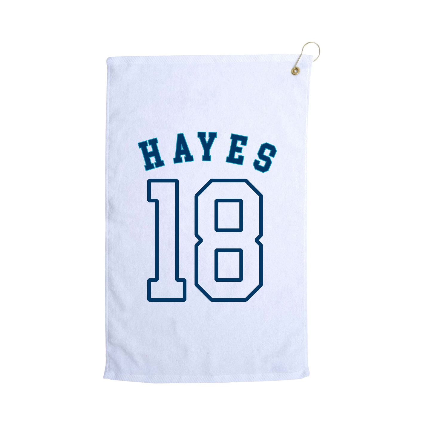 Golf Towel — Shirsey Arch in White