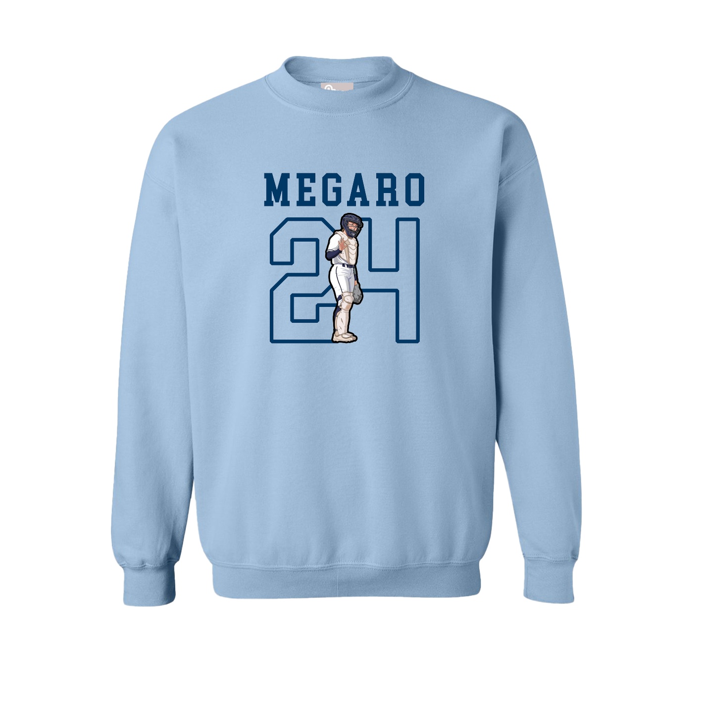 Fleece Crew — Shirsey in Light Blue