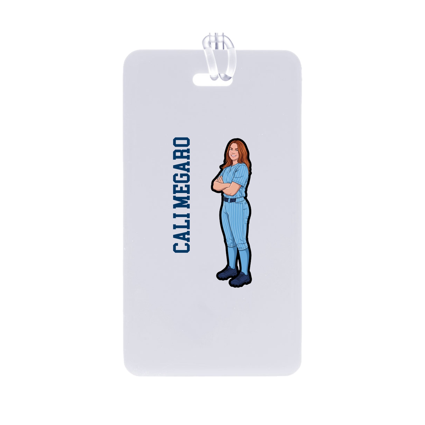 Bag Tag — Name Vertical in Classic