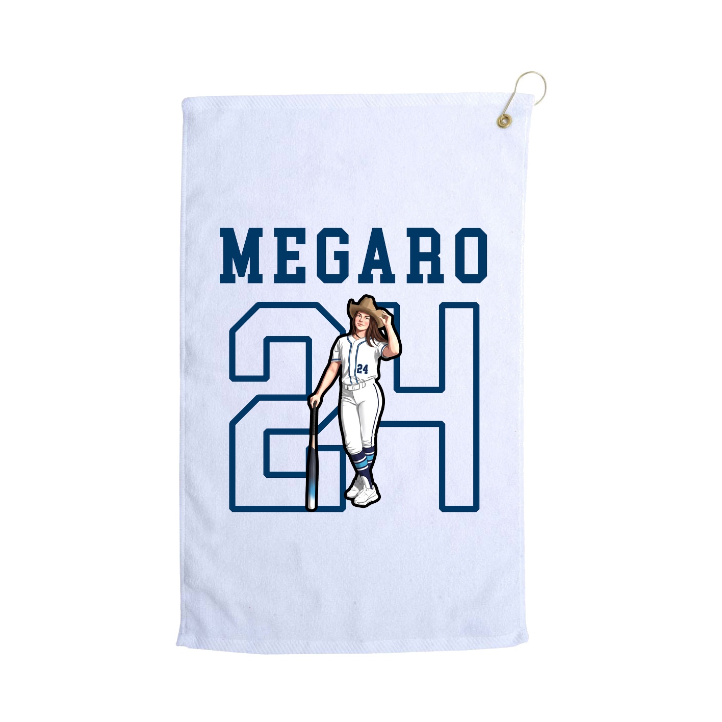 Golf Towel — Shirsey in White