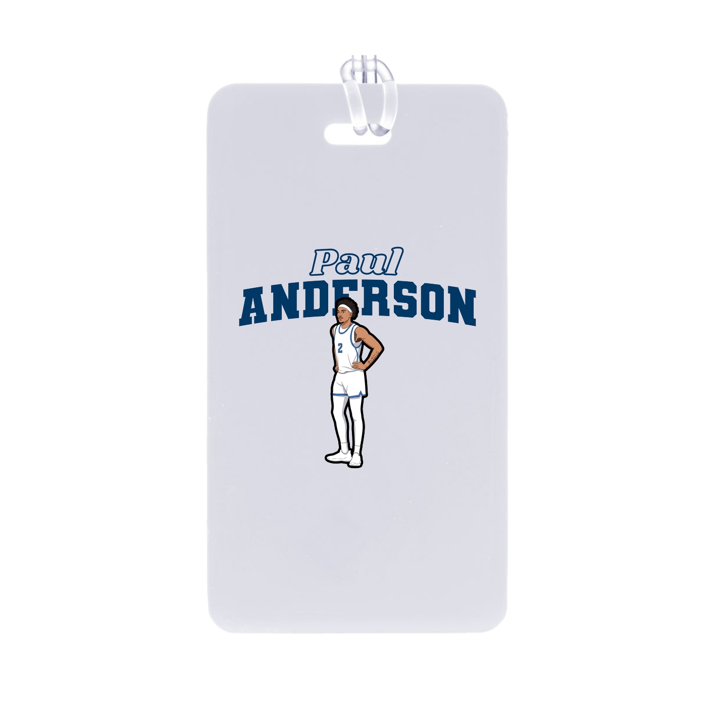Bag Tag — Name Arch in Classic
