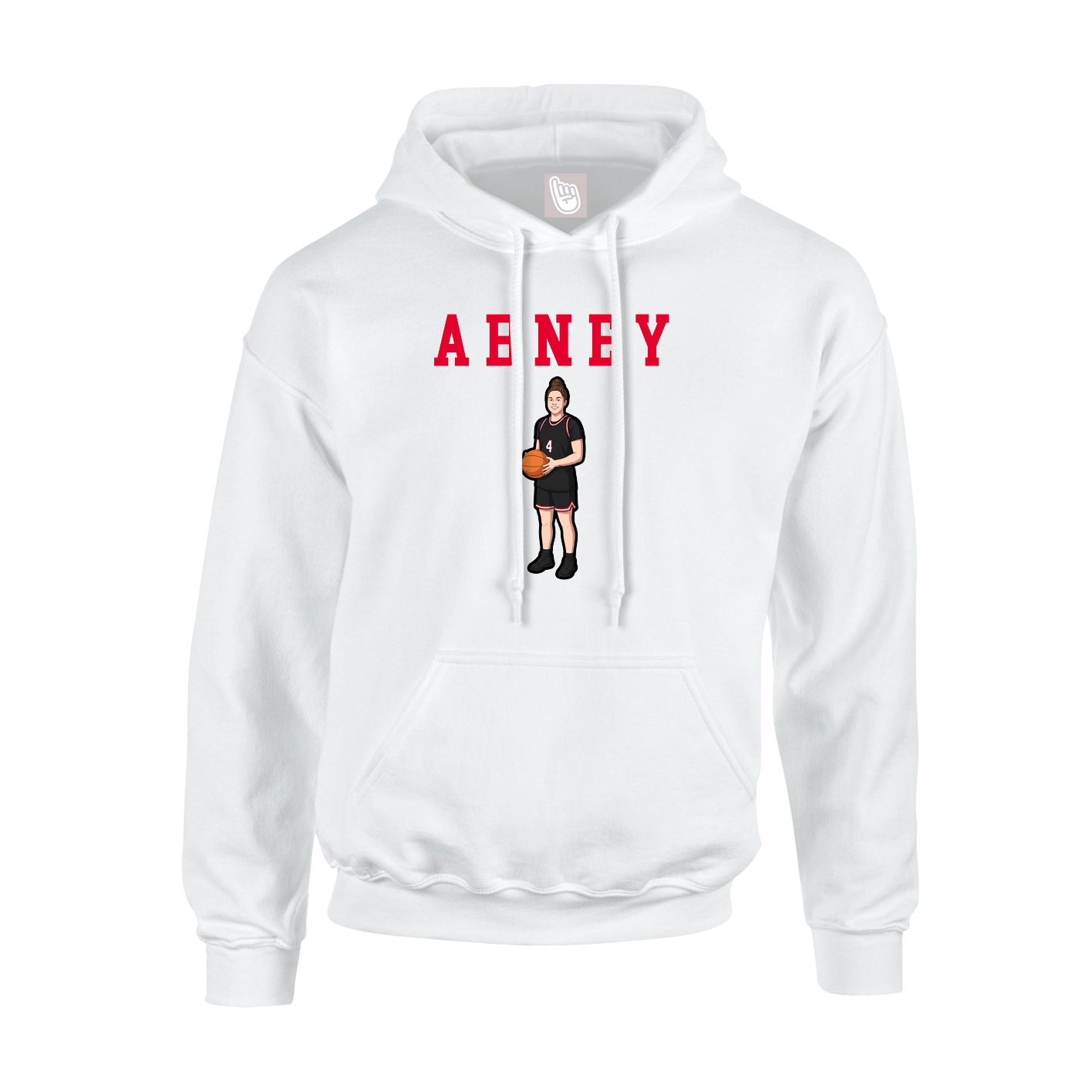 Hoodie — Shirsey in White