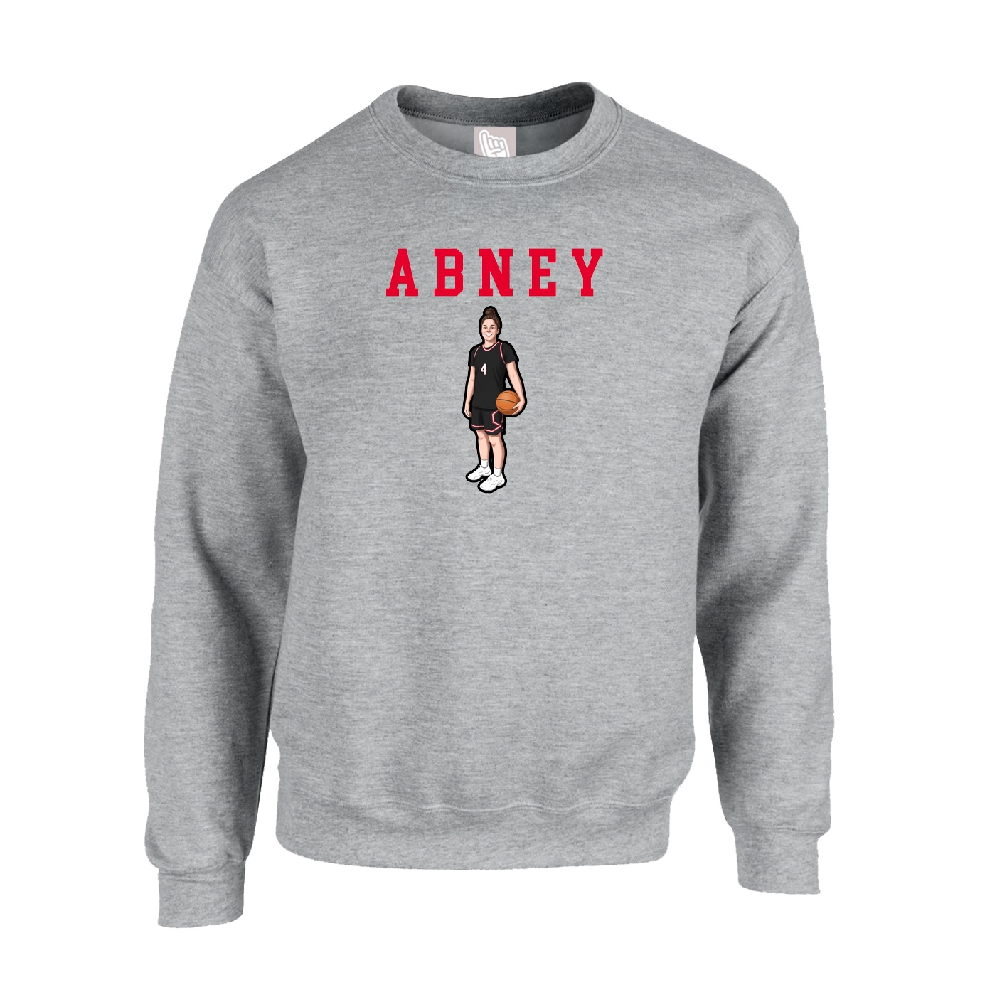 Fleece Crew — Shirsey in Grey