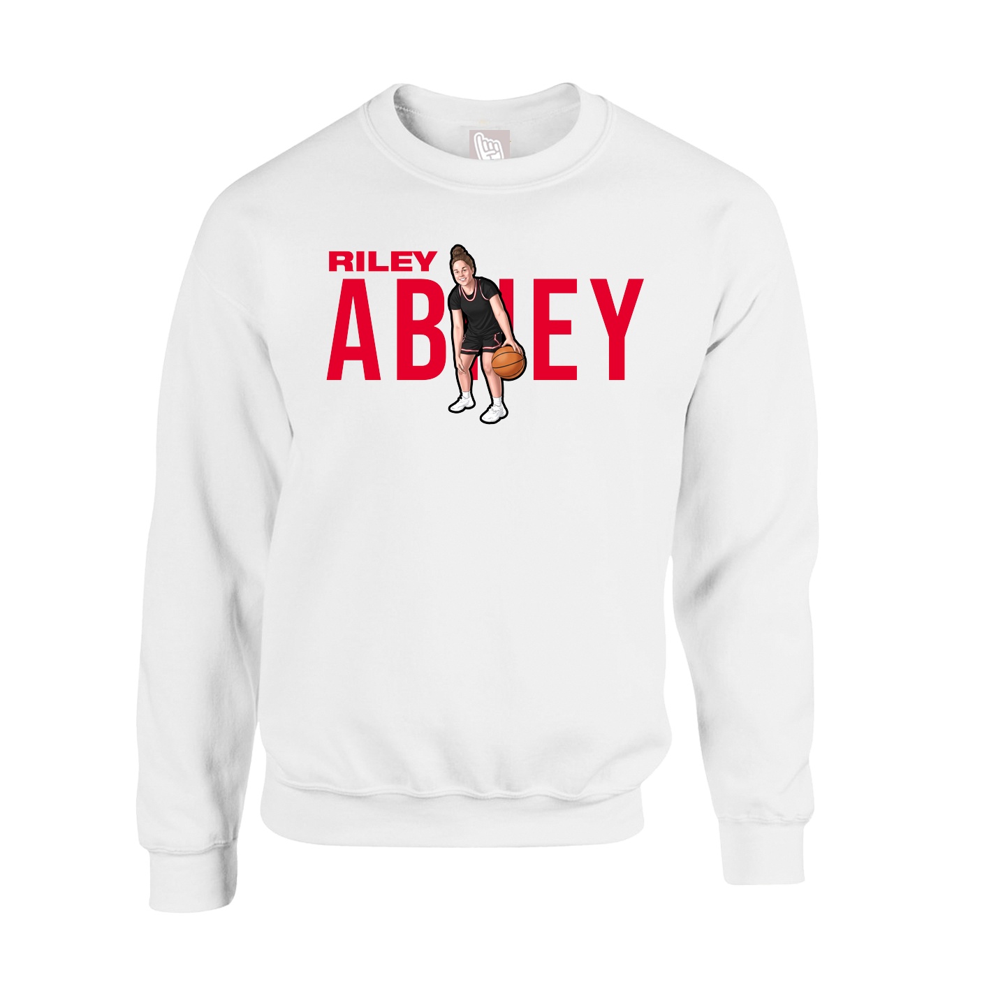 Fleece Crew — Player Name in White