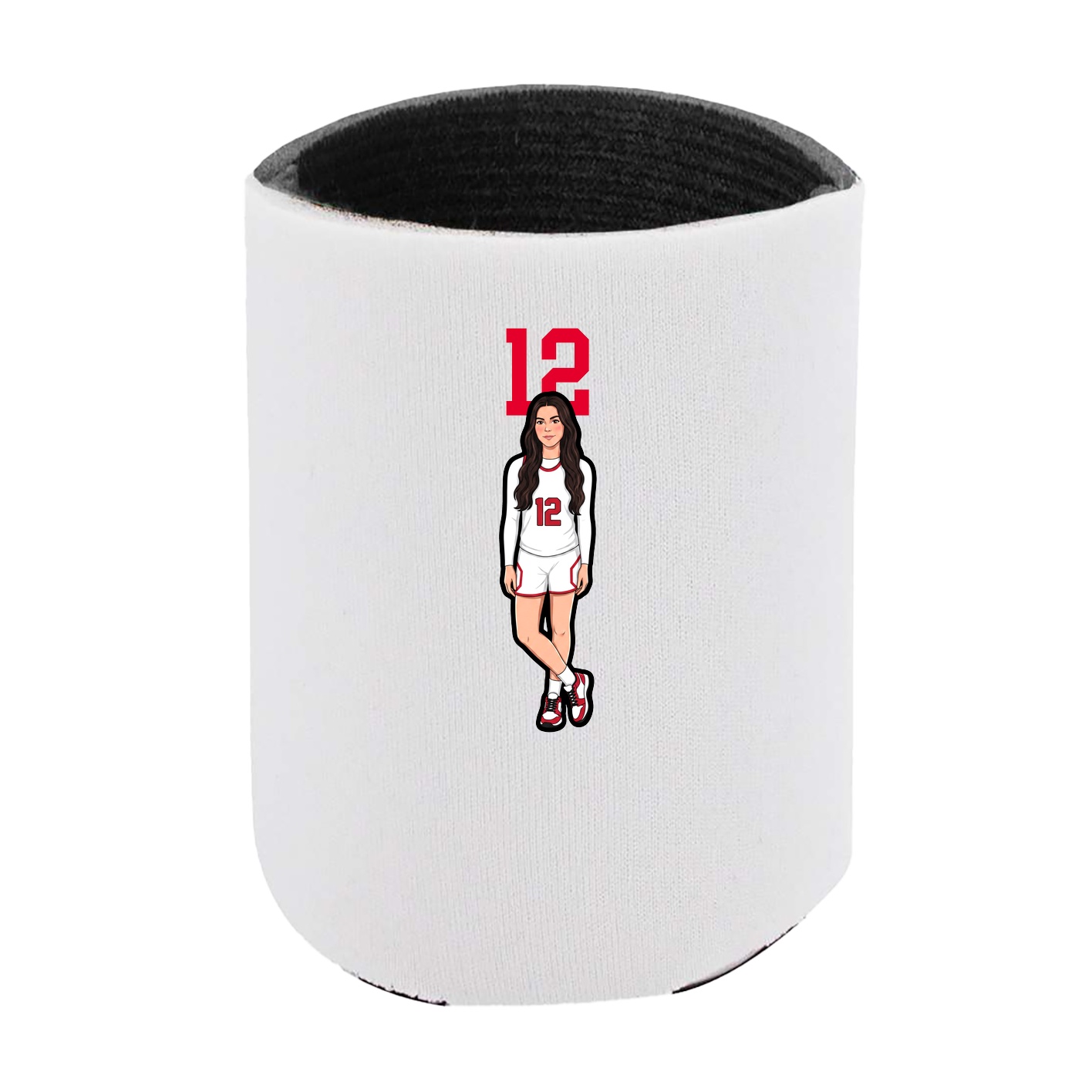 Can Holder — Number Top in White