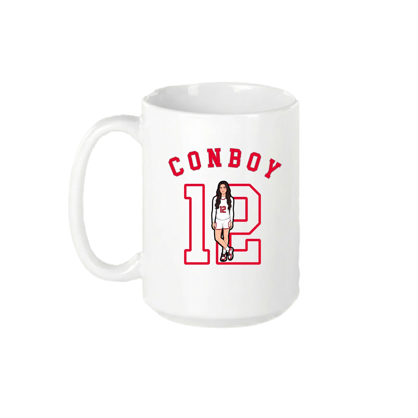 15oz Coffee Mug — Shirsey Arch in White