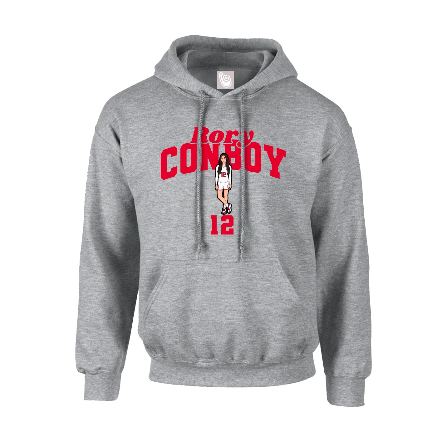 Hoodie — Signature Arch in Grey