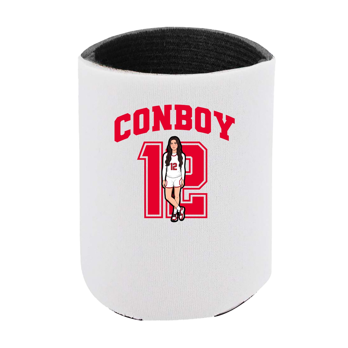 Can Holder — Number in White