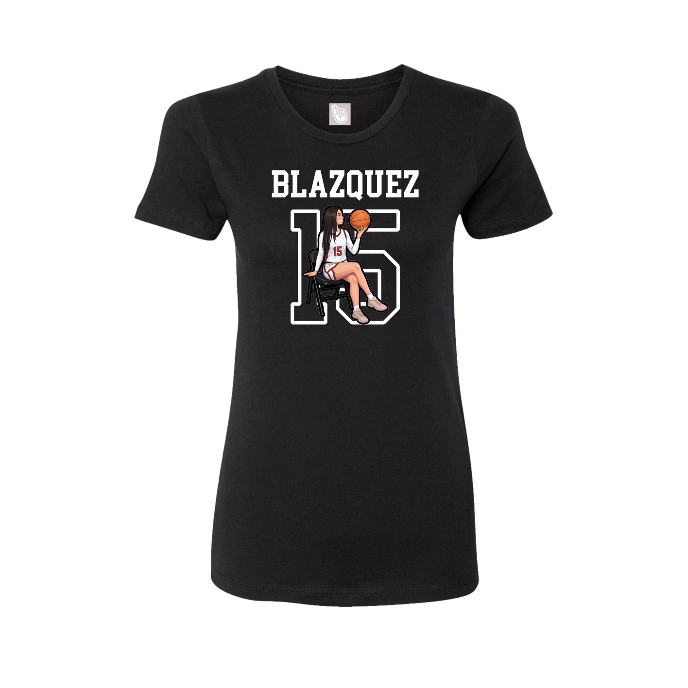 Fitted Women's Tee — Shirsey in Black