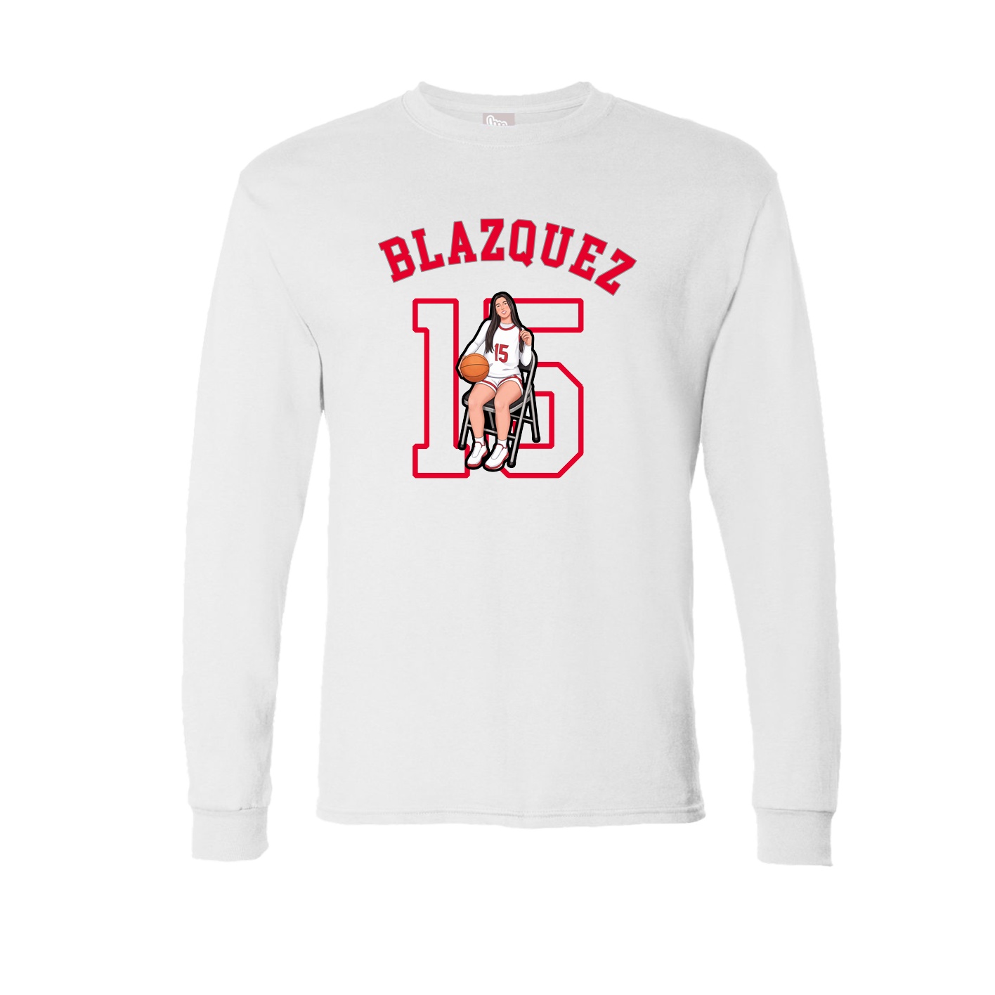 Long Sleeve Tee — Shirsey Arch in White