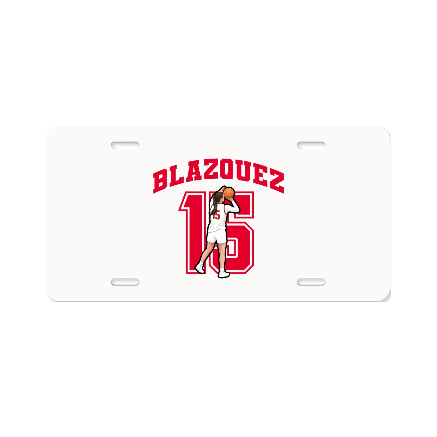 License Plate — Number in Classic