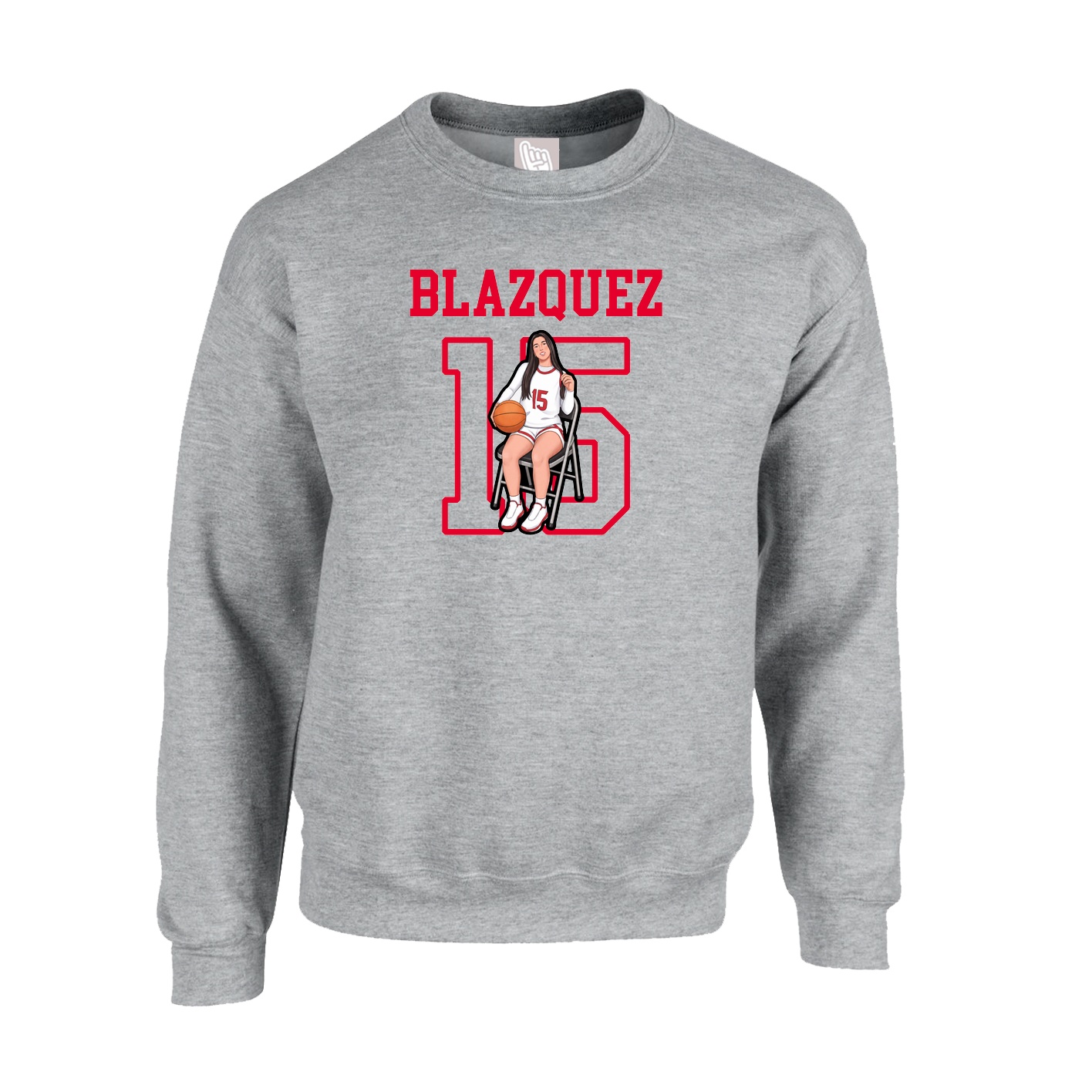 Fleece Crew — Shirsey in Grey