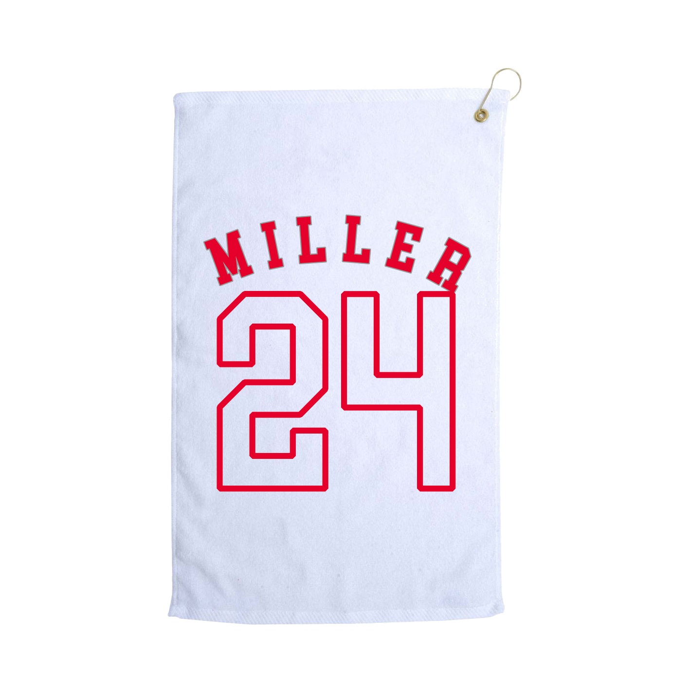 Golf Towel — Shirsey Arch in White
