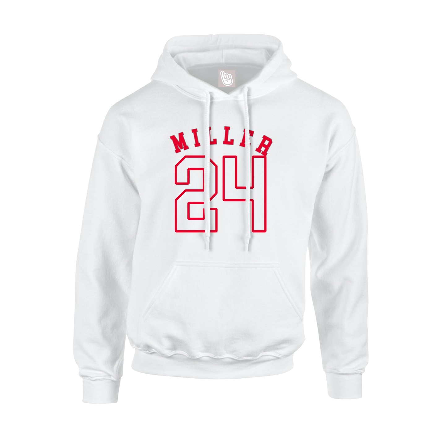 Hoodie — Shirsey Arch in White