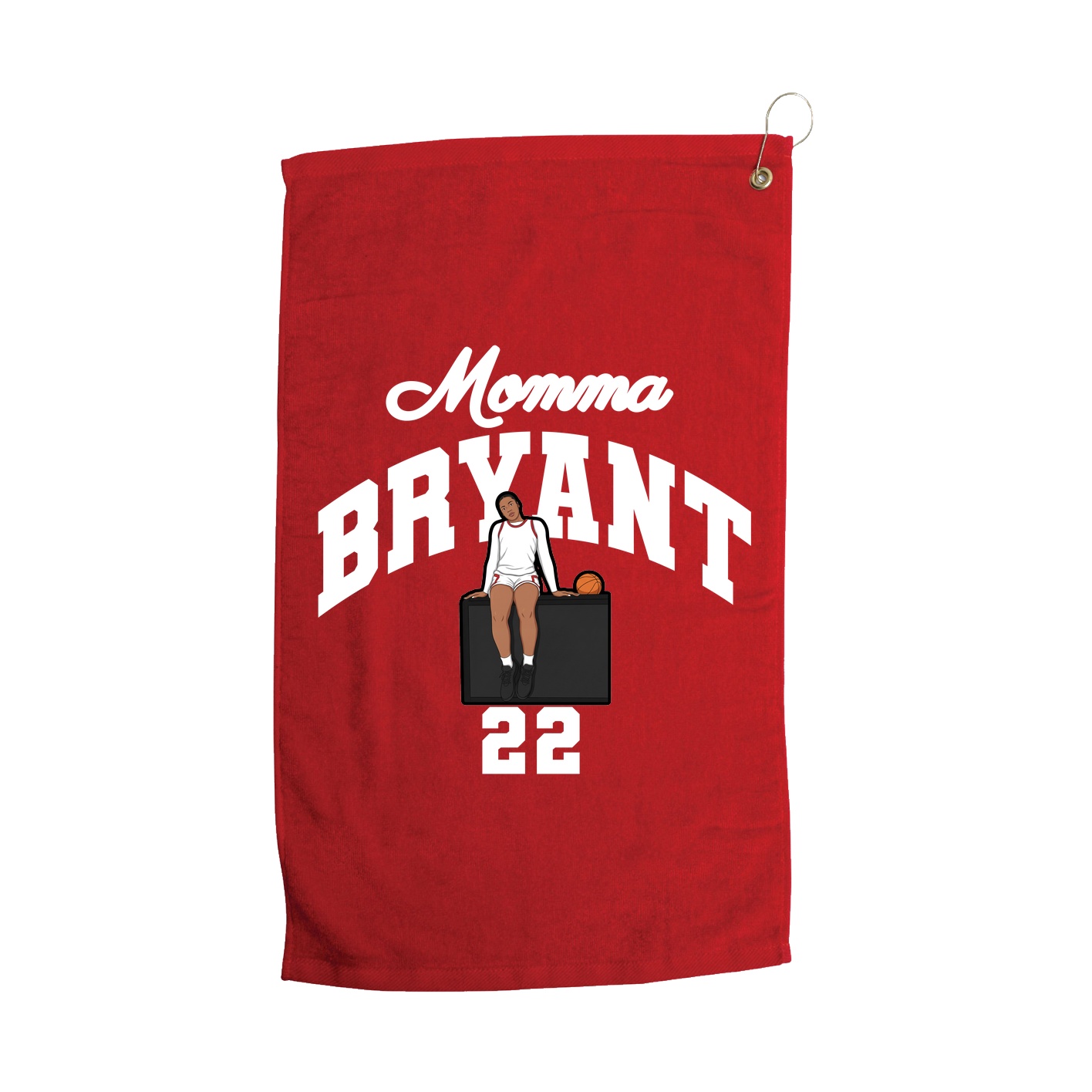 Golf Towel — Mothers Day Arch in Red