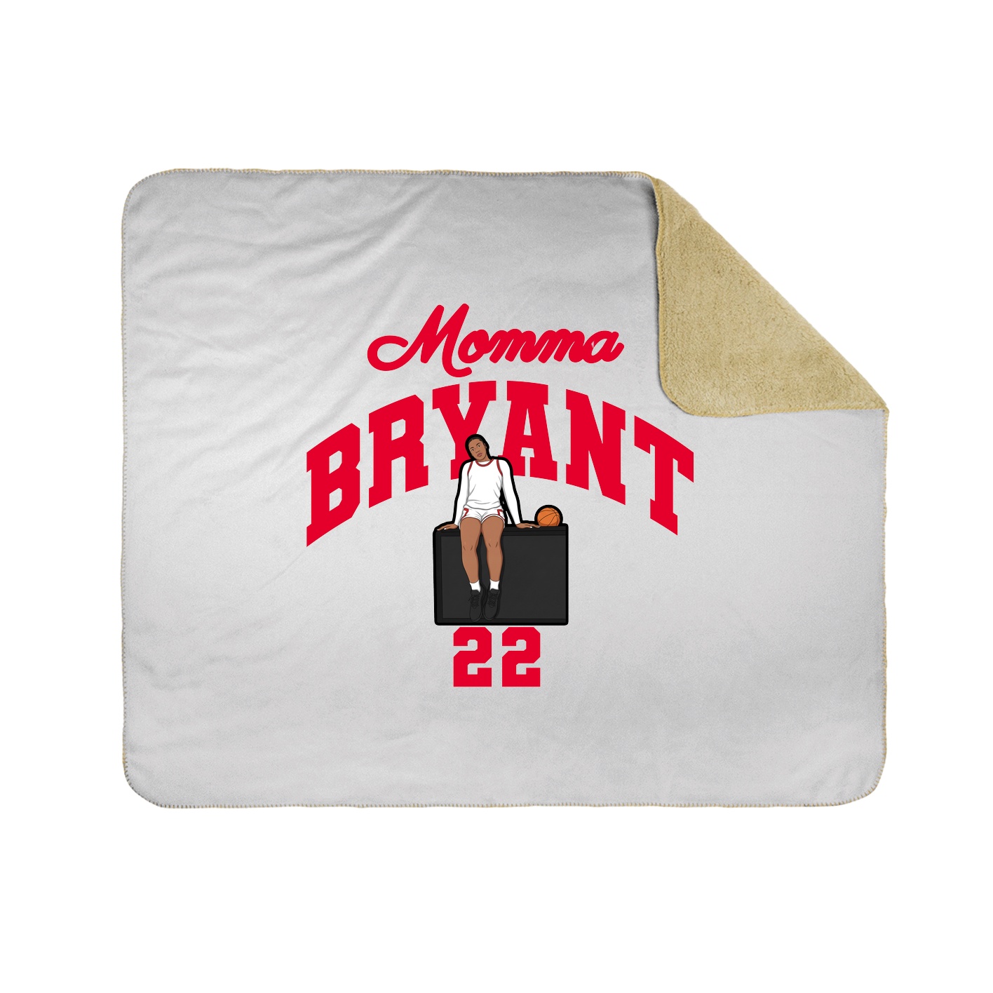 Throw Blanket — Mothers Day Arch in White