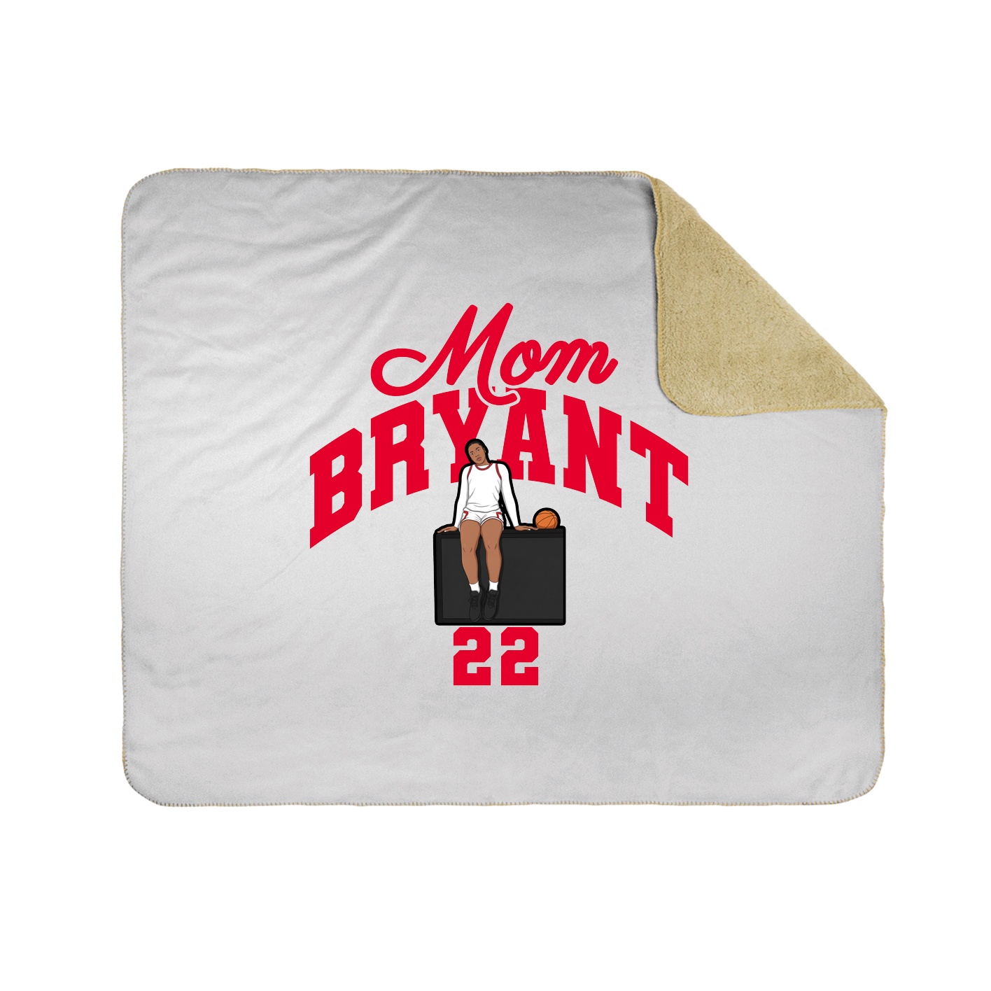 Throw Blanket — Mothers Day Arch in White