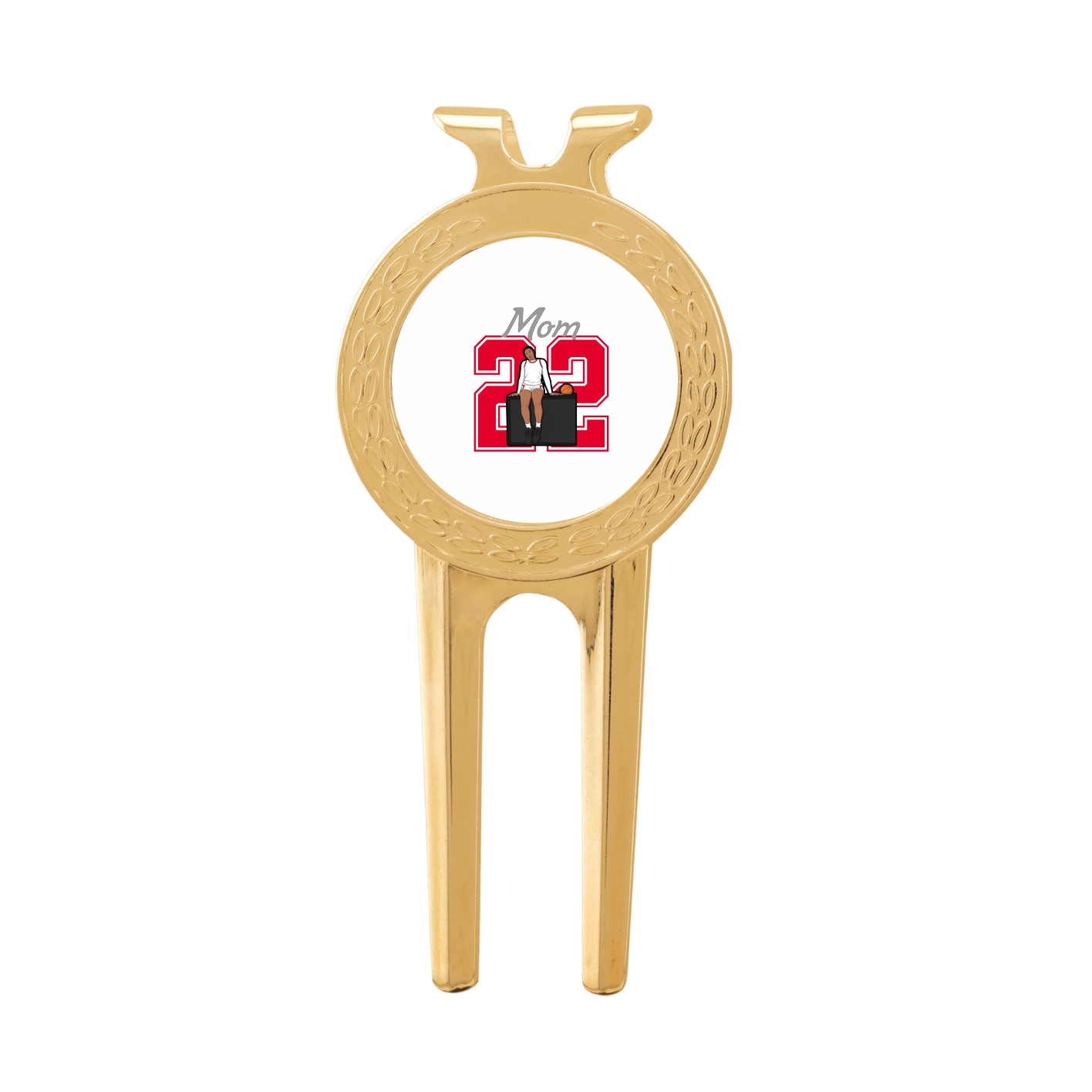 Divot Tool with Ball Marker — Mothers Day Shirsey in Classic