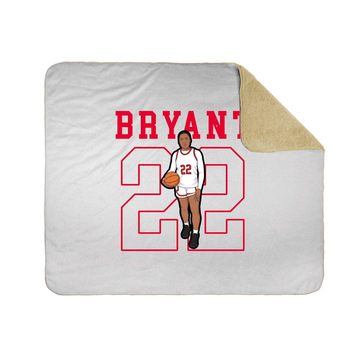 Throw Blanket — Shirsey in White