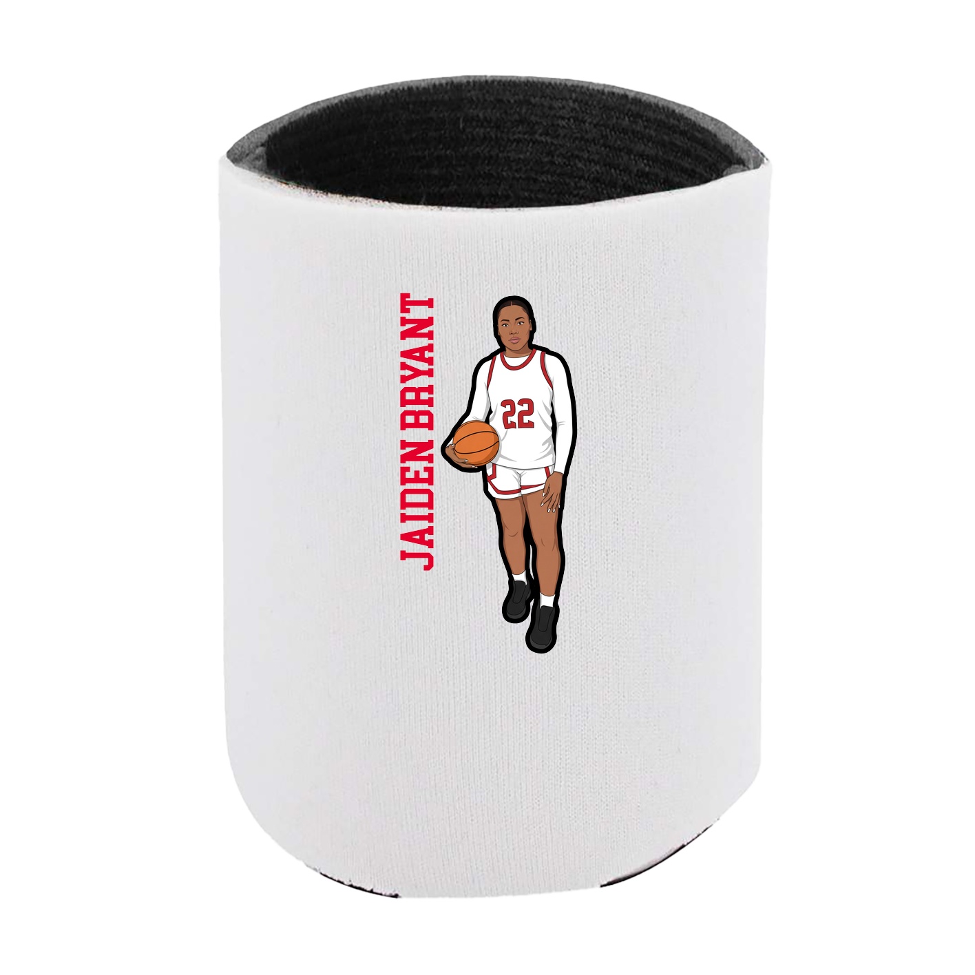 Can Holder — Name Vertical in White
