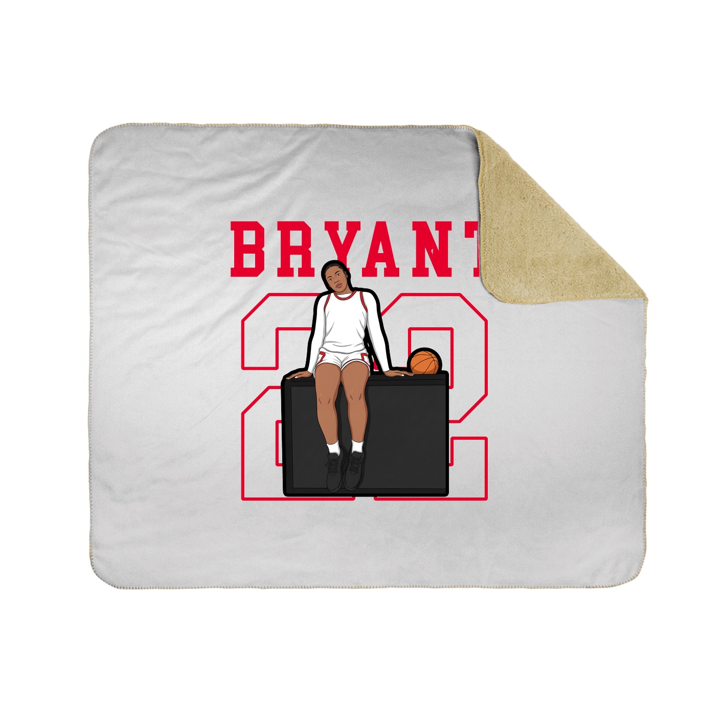 Throw Blanket — Shirsey in White