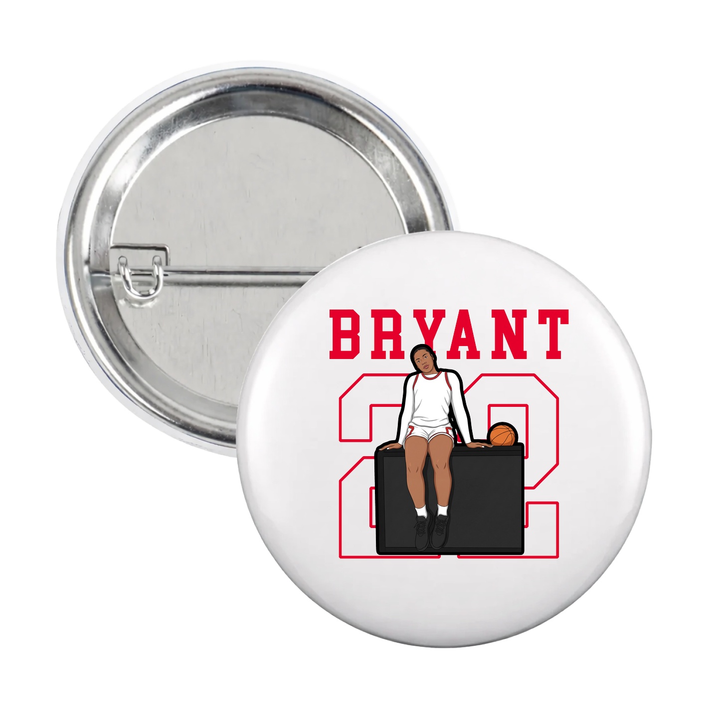 Game Day Button — Shirsey in White