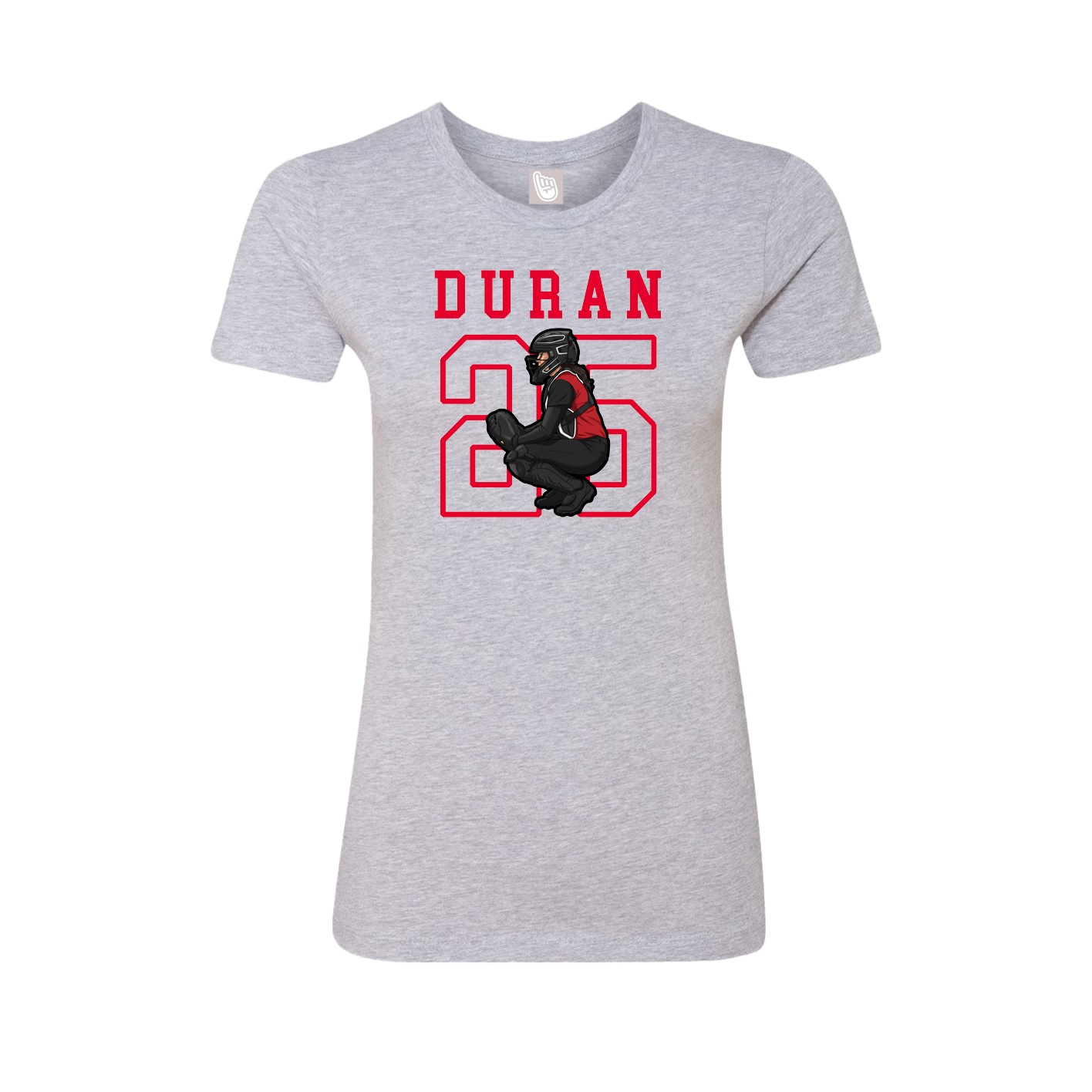 Fitted Women's Tee — Shirsey in Grey