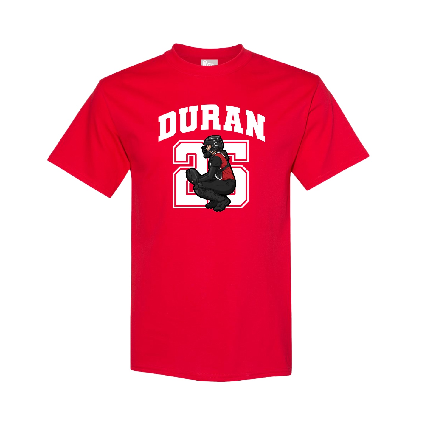 Youth Tee — Number in Red