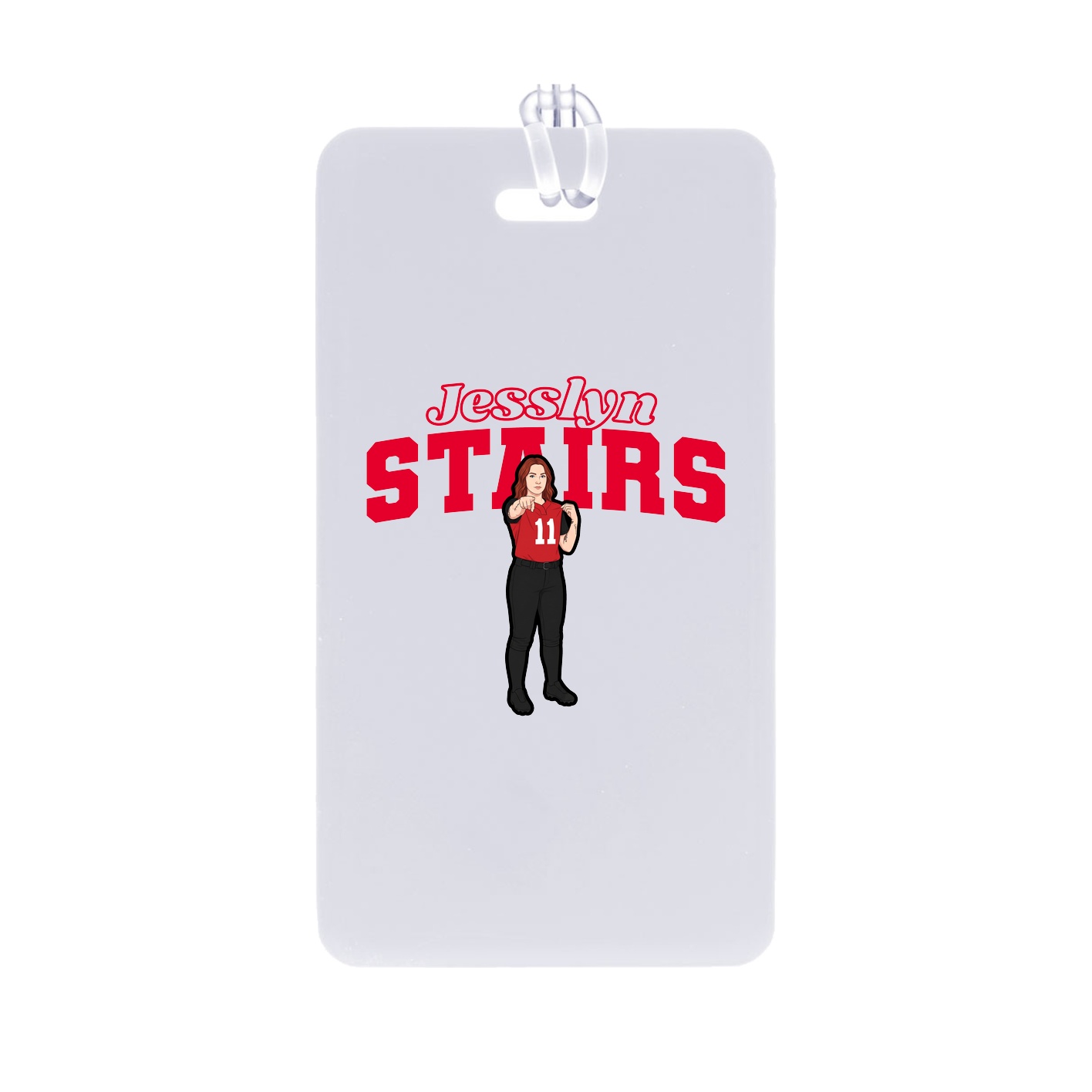 Bag Tag — Name Arch in Classic