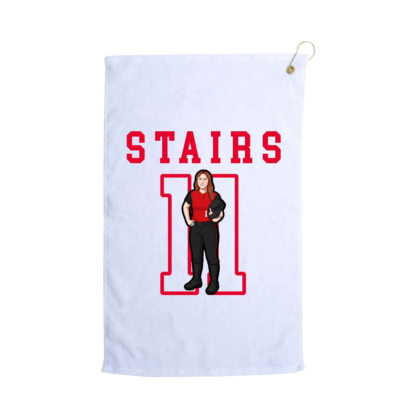 Golf Towel — Shirsey in White