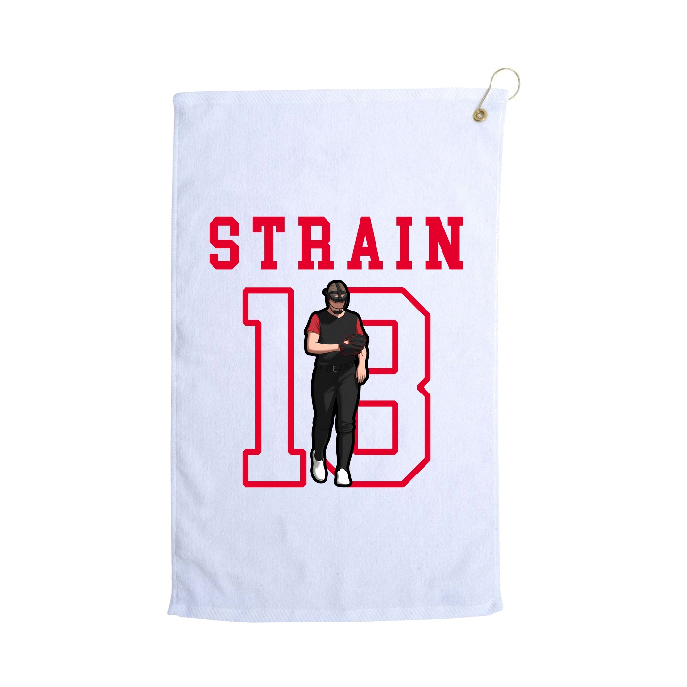 Golf Towel — Shirsey in White