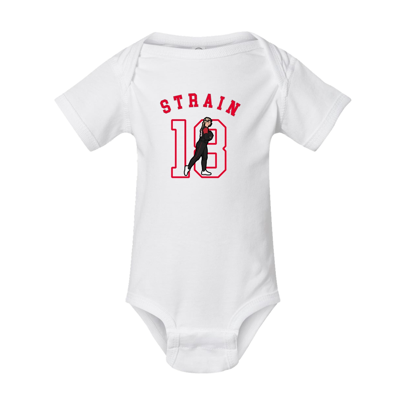 Baby Onesie — Shirsey Arch in White