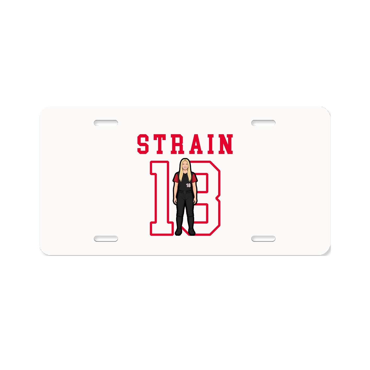 License Plate — Shirsey in Classic