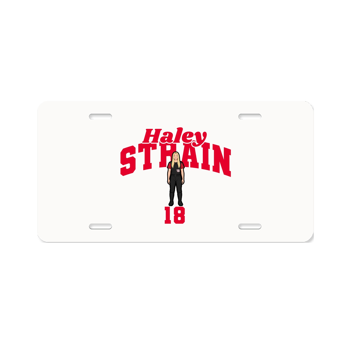 License Plate — Signature Arch in Classic