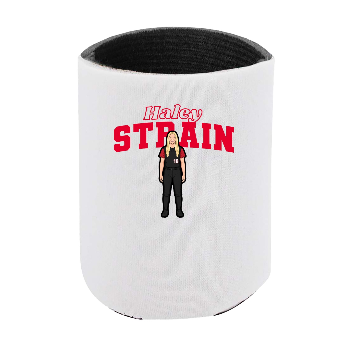Can Holder — Name Arch in White