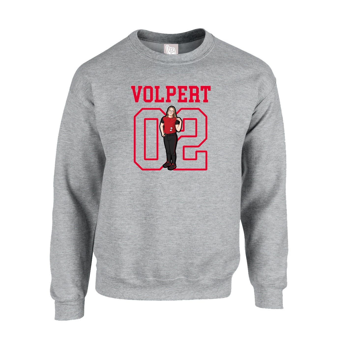 Fleece Crew — Shirsey in Grey