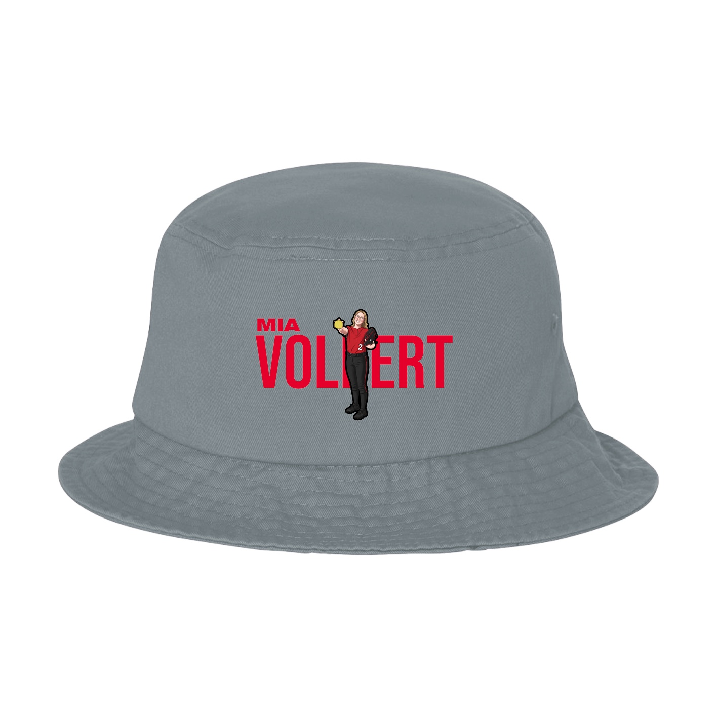 Bucket Cap — Player Name in Grey