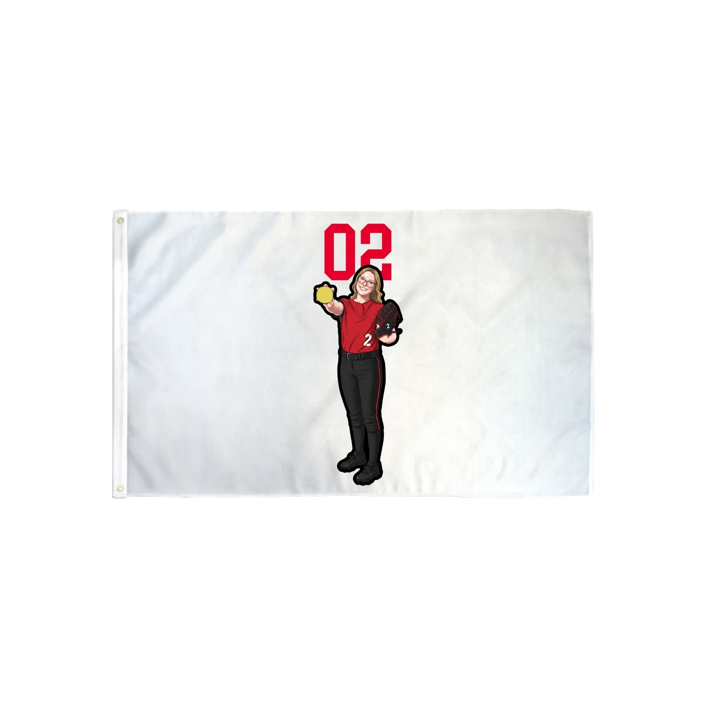 3x5 Flag — Number Top in Classic